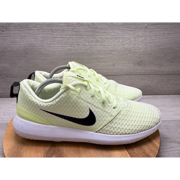 Nike Roshe G Golf Golf Cleats Volt-Black-White Mens 9.5 [CD6065-701] - Picture 1 of 10